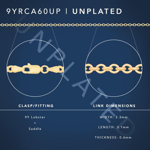 Yellow Gold Cable Chain