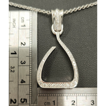 Gold Jump Stirrup Pendant